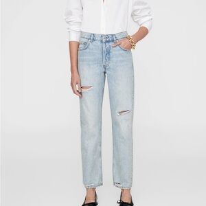 ANINE Bing Kate jeans in distressed blue